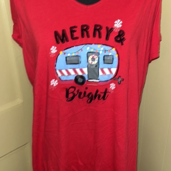 Secret Treasures Holiday Nightgown, Size L 12-14 - Picture 3 of 5